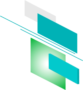 floating blue green grey diagonal shapes